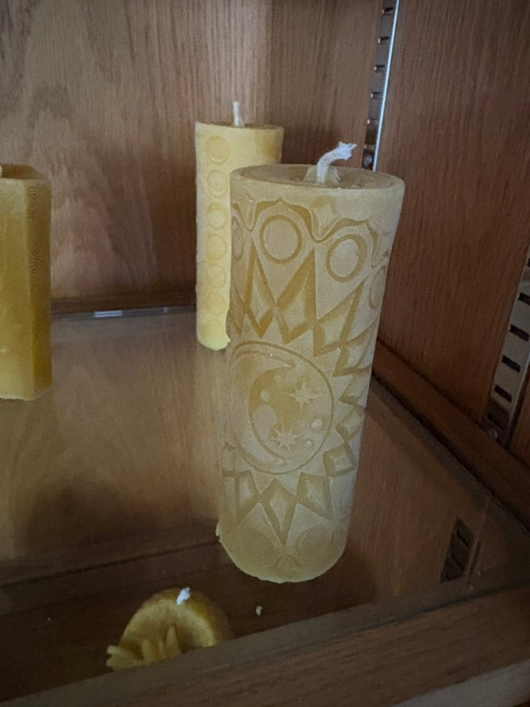 Sun & Moon Pillar Candle