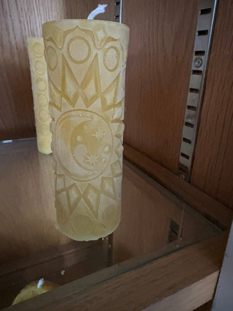 Sun & Moon Pillar Candle