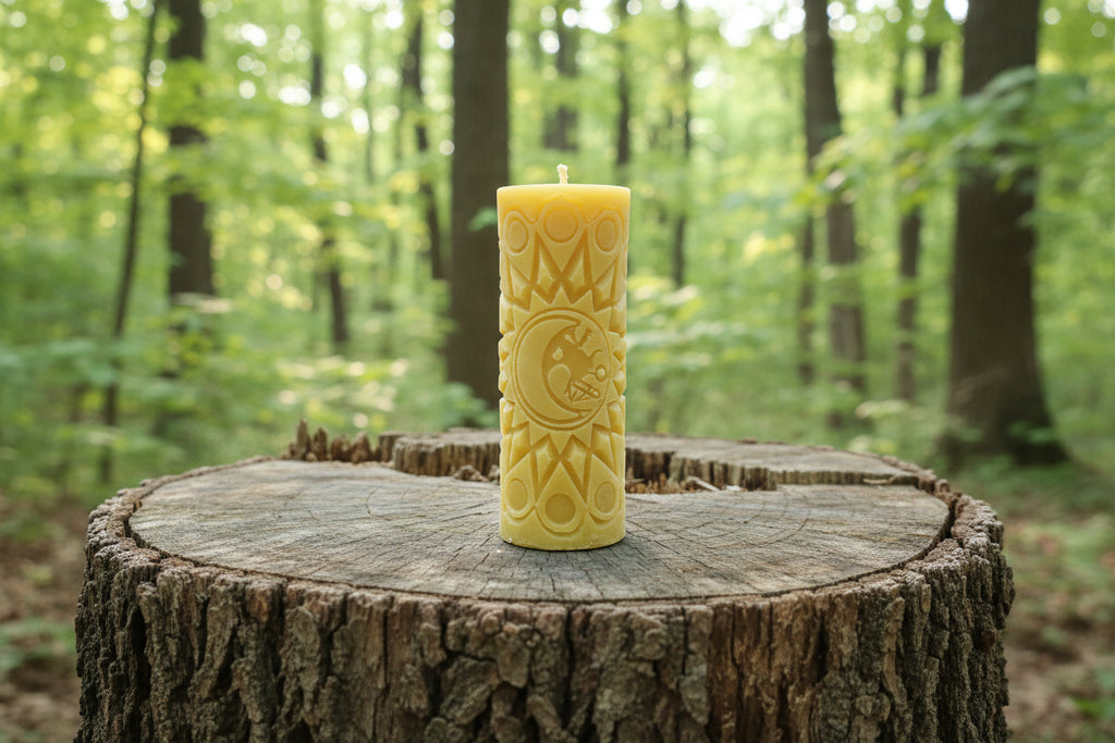Sun & Moon Pillar Candle
