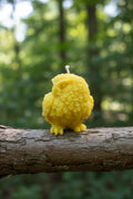 Owl Beeswax Candle