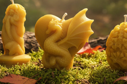 Dragon Heart Beeswax Candle